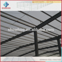china prefabricated steel space fram function hall design